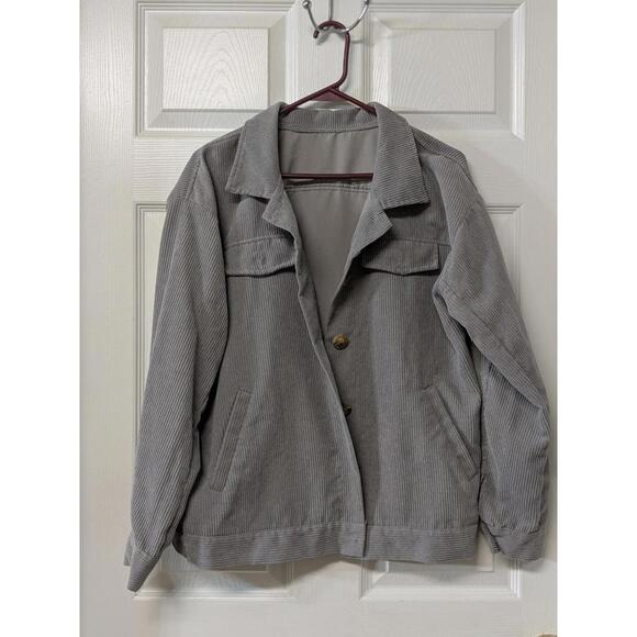 Other - Vintage Gray Corduroy Jacket - Size M